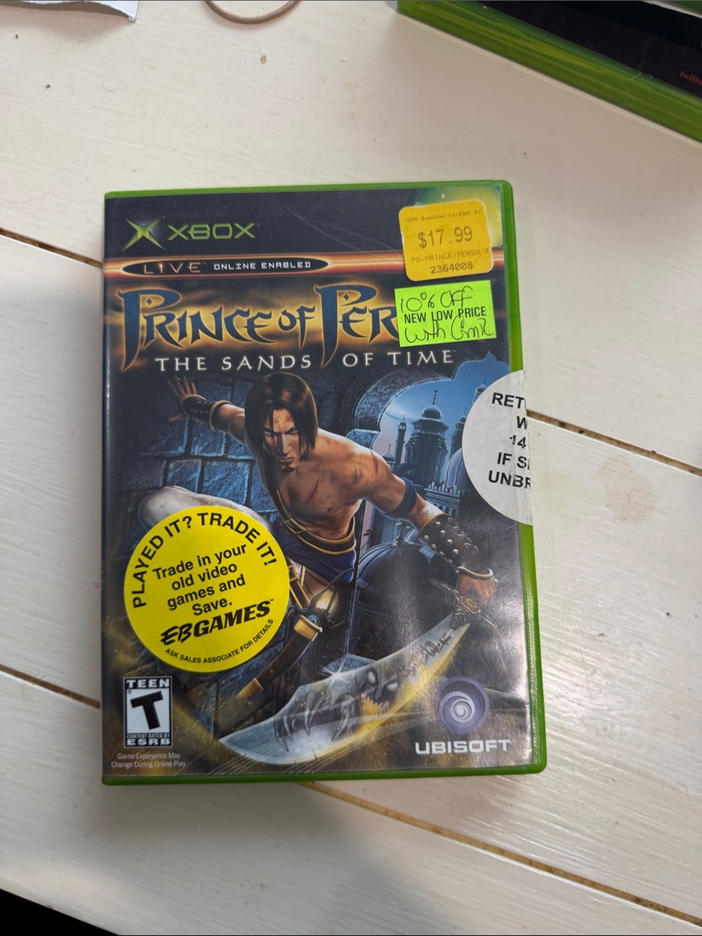 Prince of Persia: The Sands of Time - Xbox (Green) -